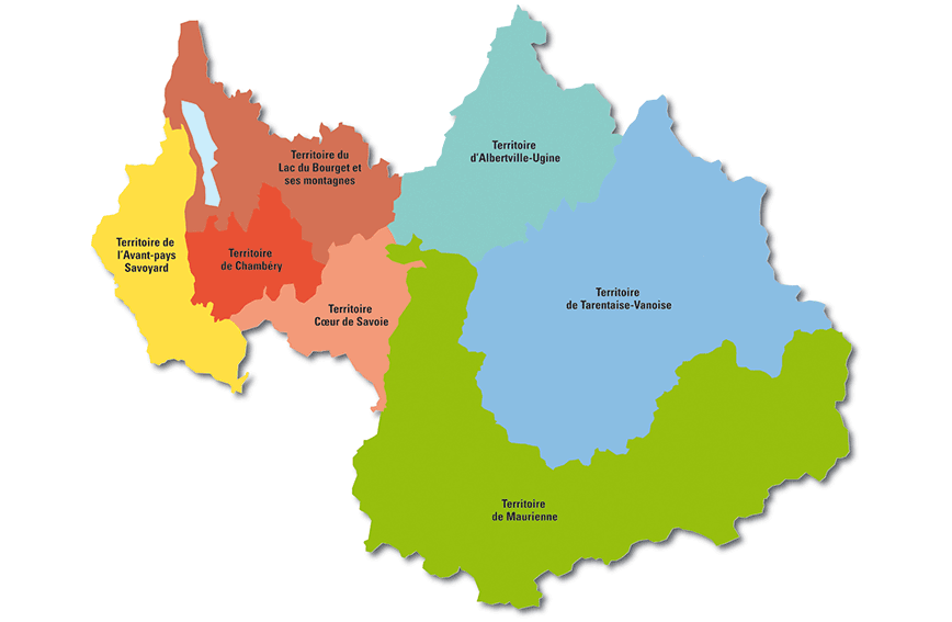 Carte de la Savoie